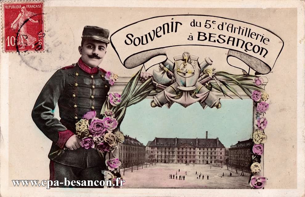 Souvenir du 5e d'Artillerie à BESANÇON